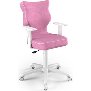 ENTELO Detská stolička DUO White 6, ružová Visto VS08