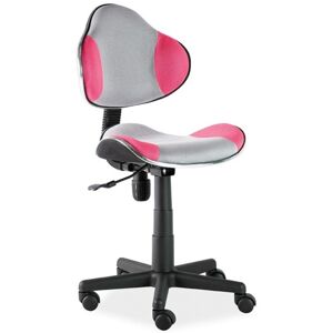 SIGNAL detska stolička Q-G2 šedo-růžová