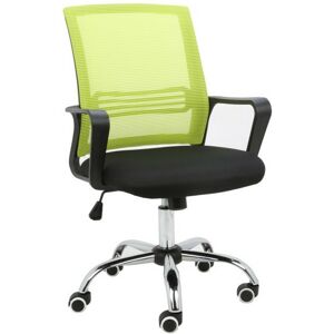 TEMPO KONDELA Kancelárská stolička APOLO zeleno-černá