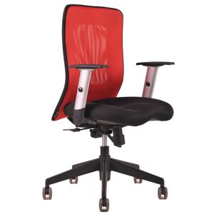 OFFICE PRO kancelárska stolička CALYPSO červeno-čierna