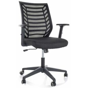 SIGNAL Kancelárska stolička Q-320R čierna
